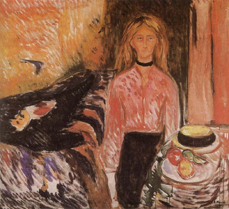 Edvard Munch Female Cutthroat